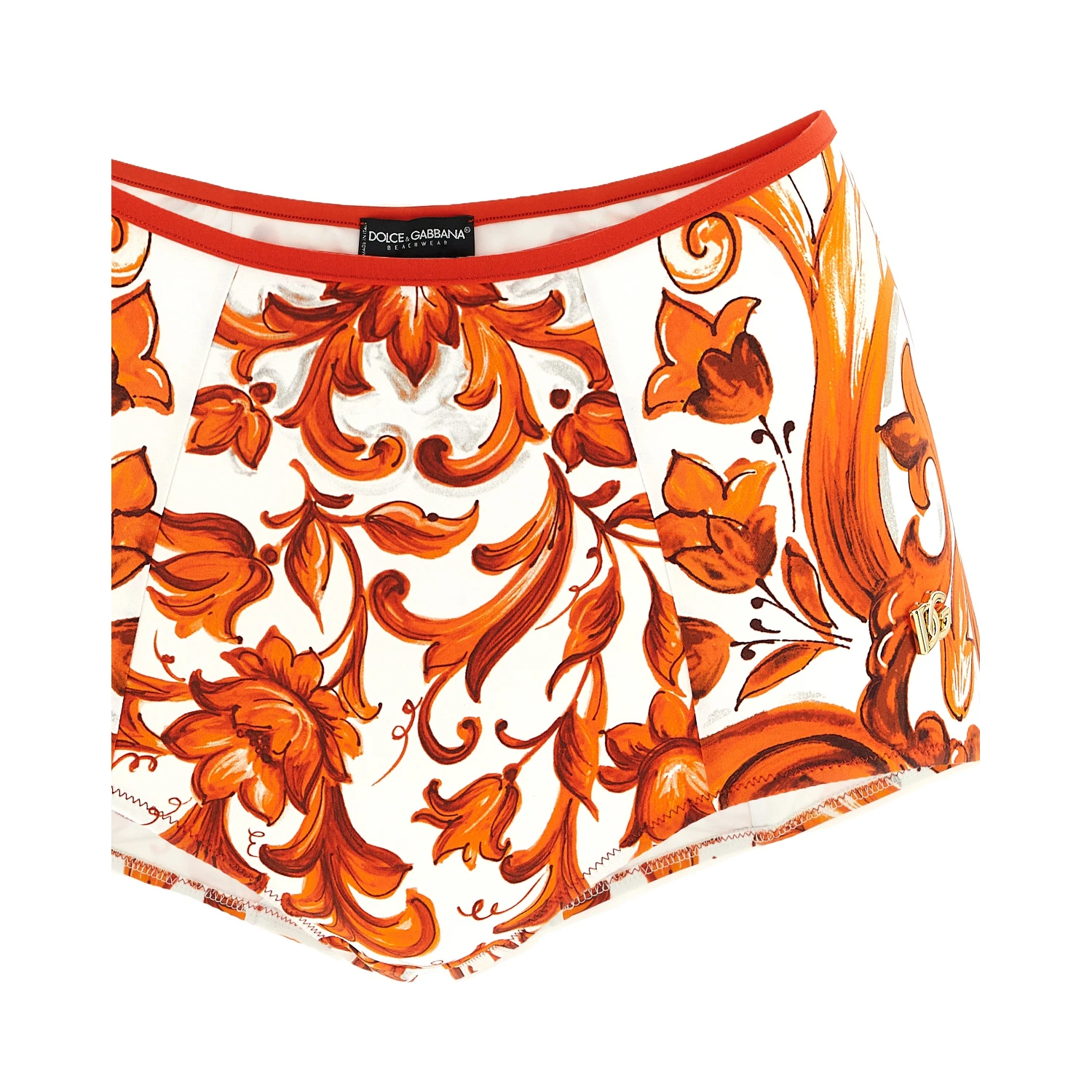 Orange Polyamide Bikini