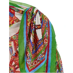 Multicolor Cotton Long Skirt