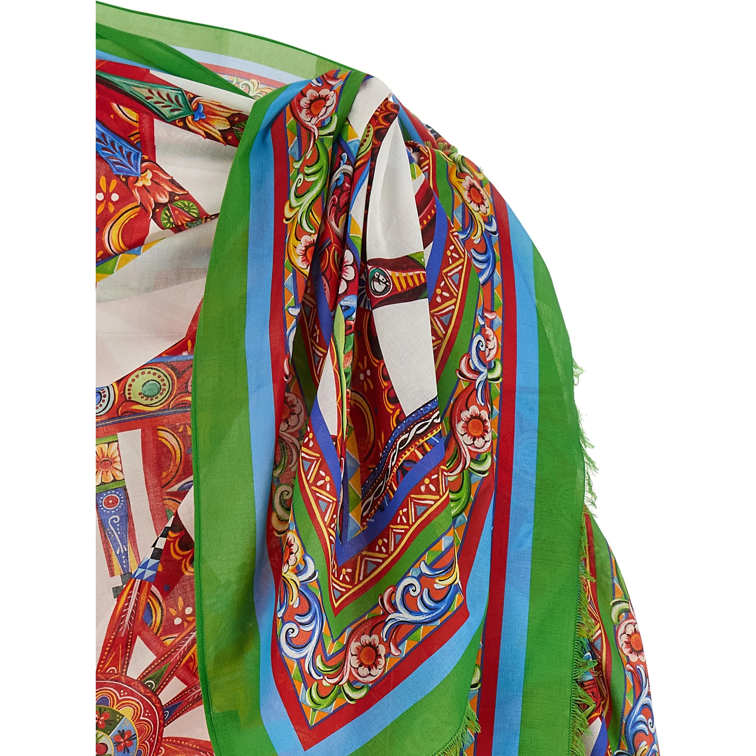 Multicolor Cotton Long Skirt