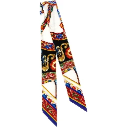 Multicolor Silk Foulard