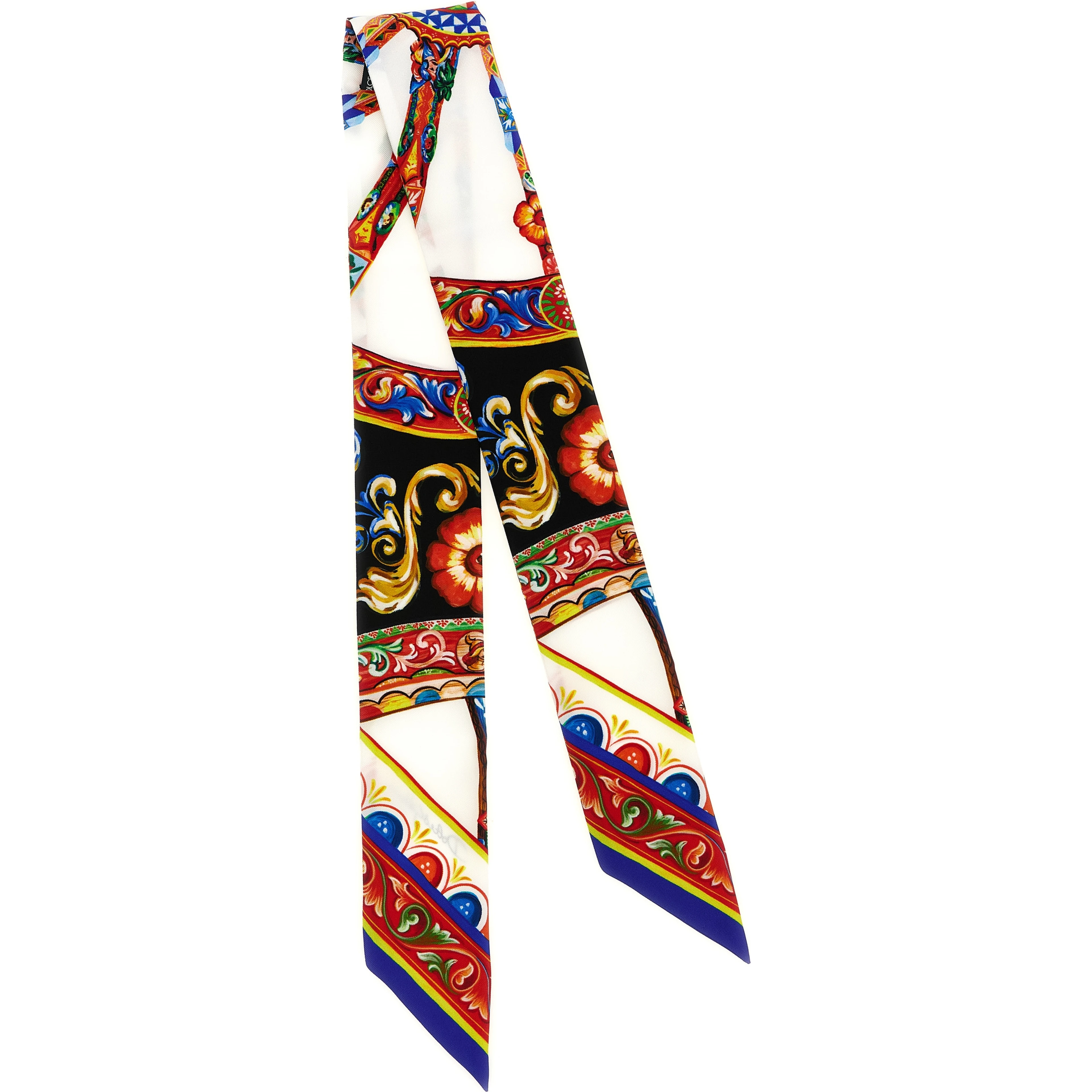Multicolor Silk Foulard