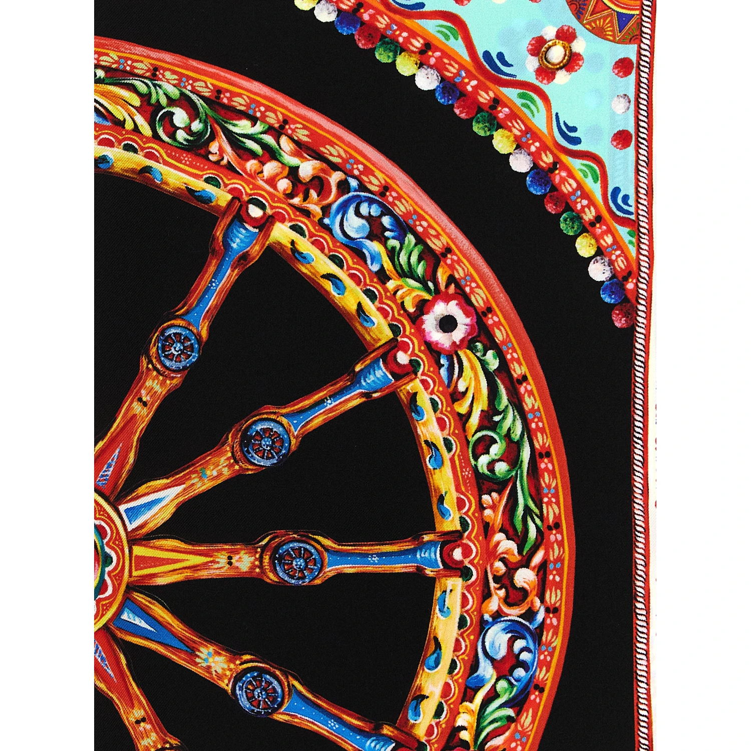 Multicolor Silk Scarf