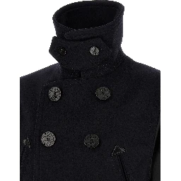Blue Wool Coat