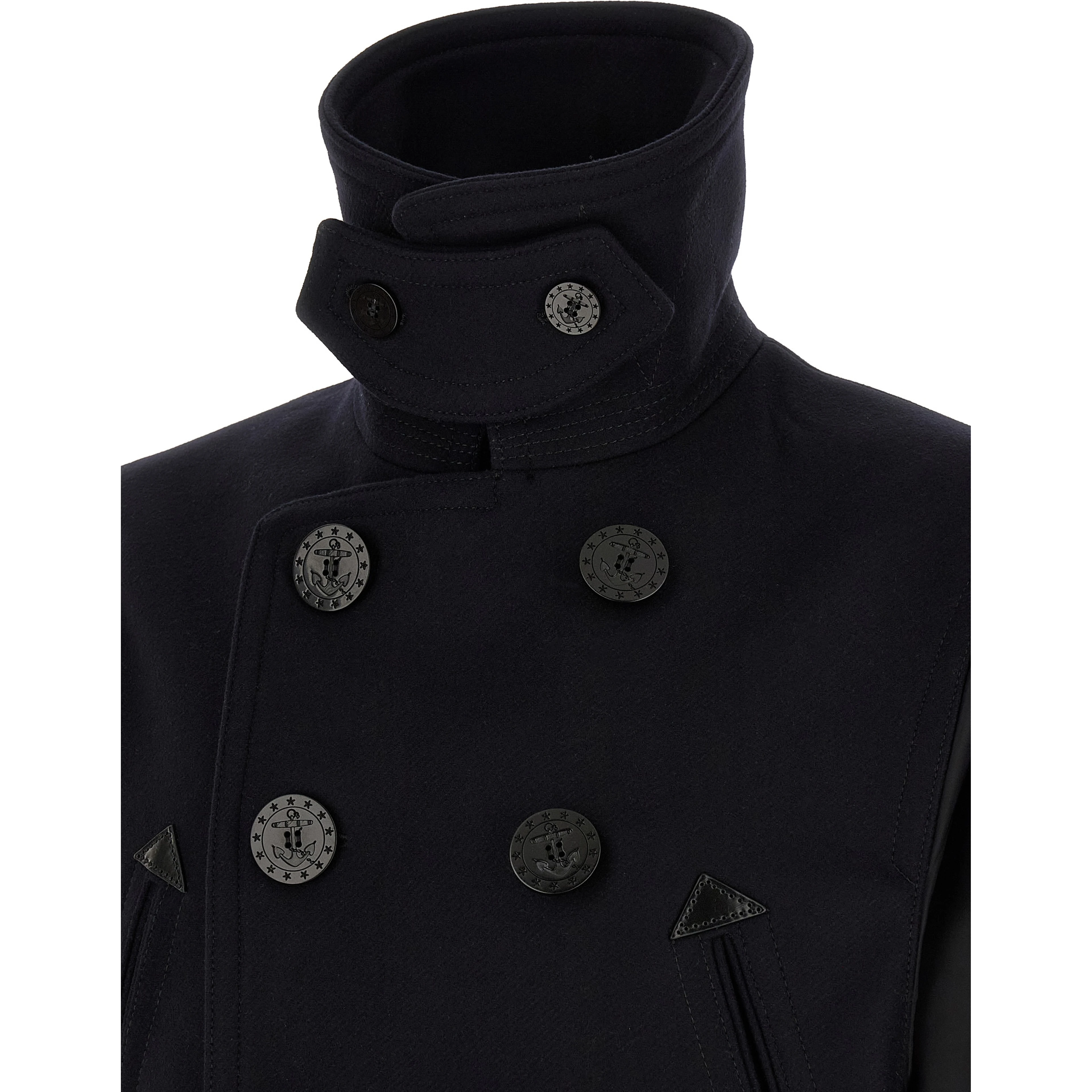 Blue Wool Coat