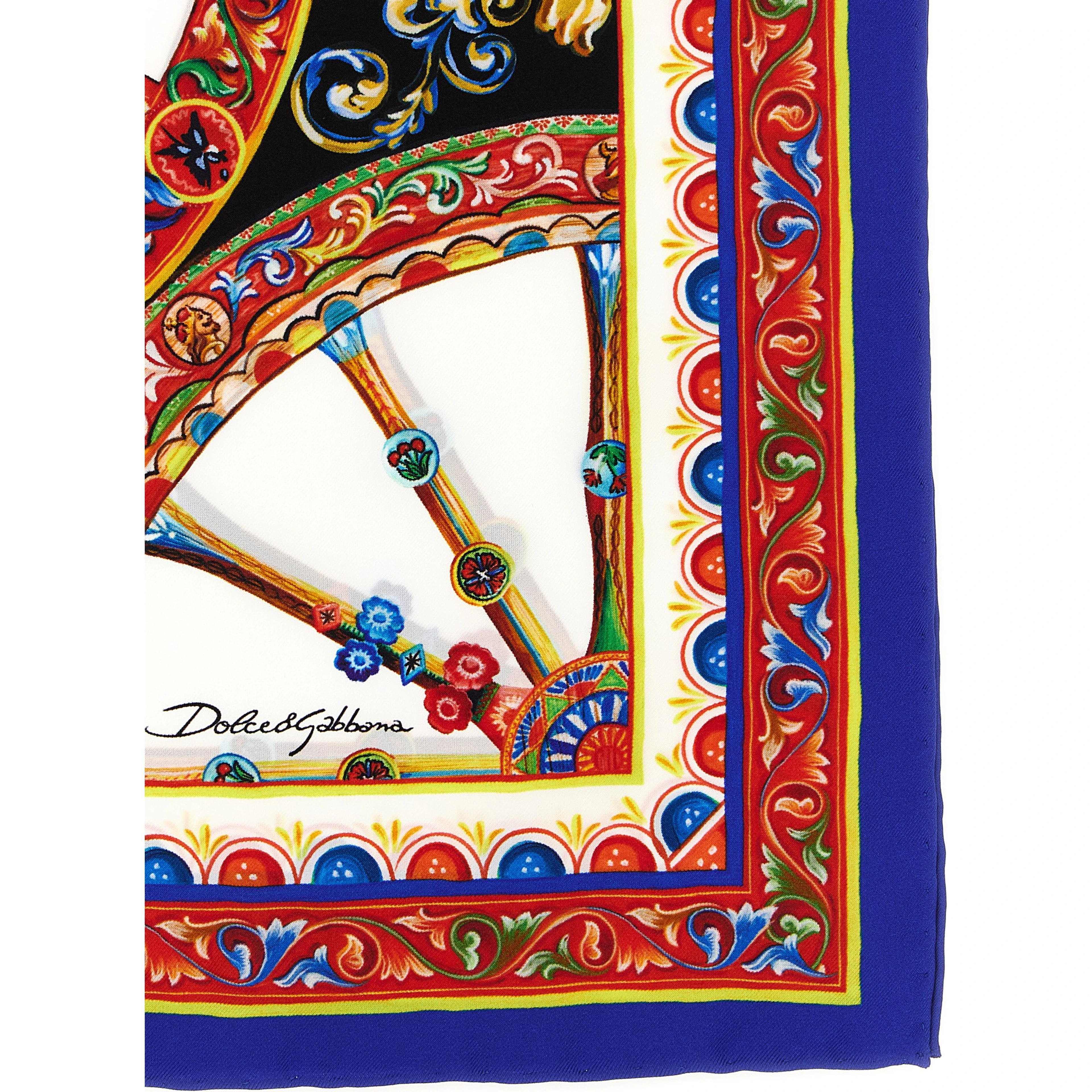 Multicolor Silk Scarf