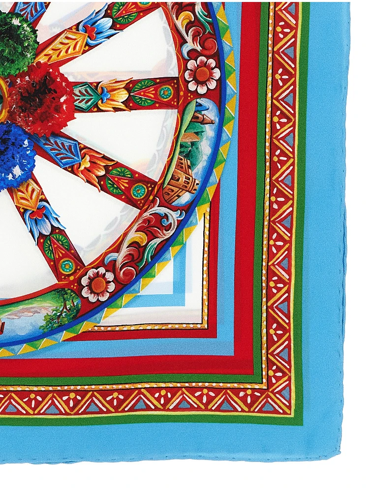 Multicolor Silk Foulard alternative