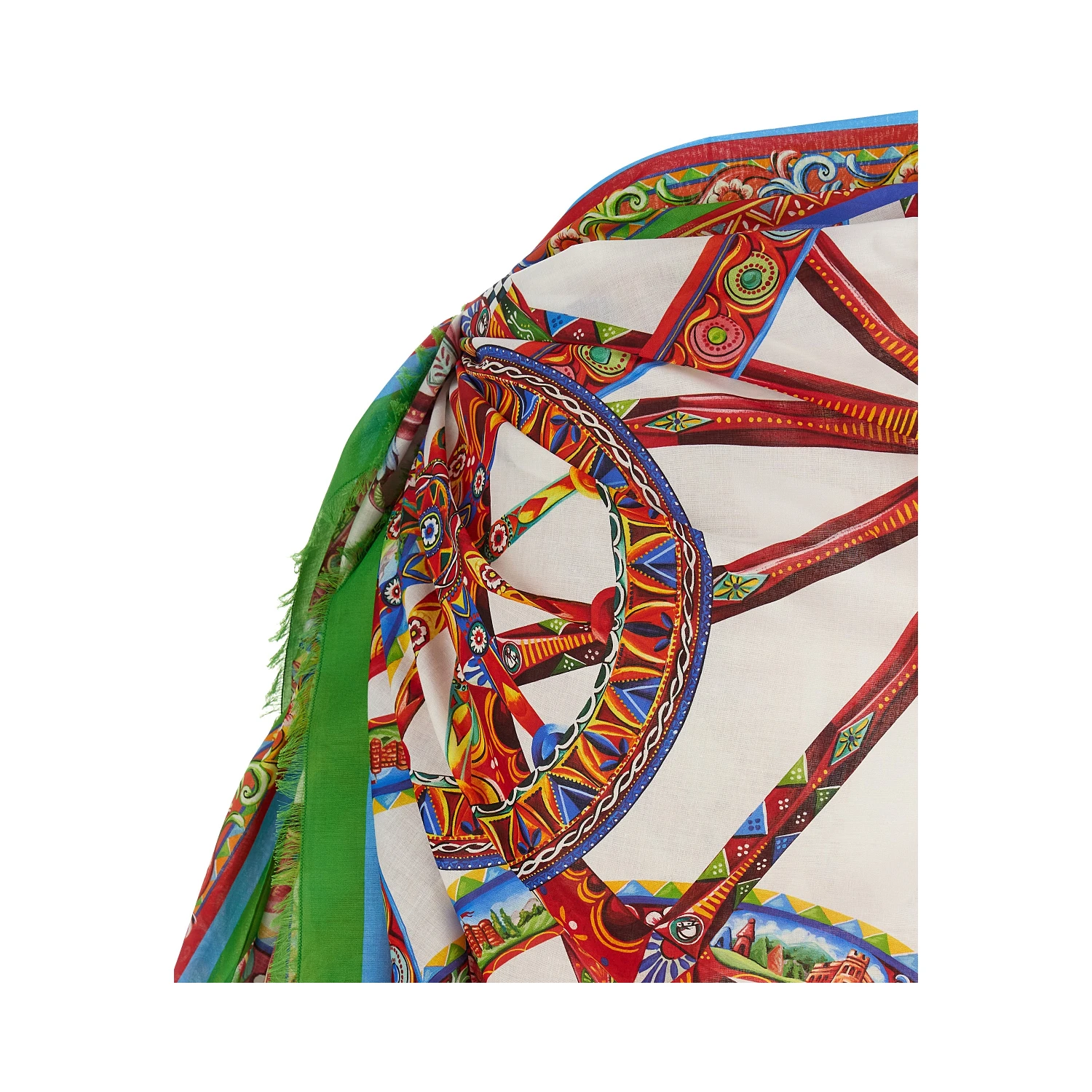 Multicolor Cotton Long Skirt