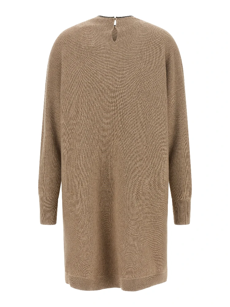 Beige Virgin Wool Short Dress alternative