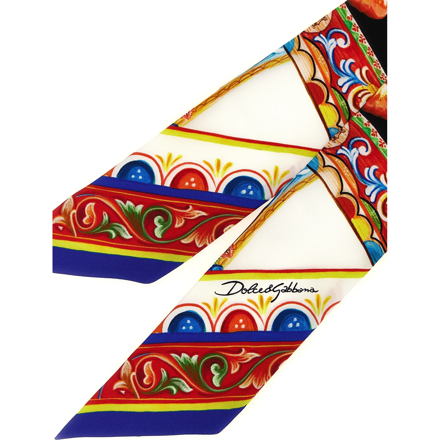 Multicolor Silk Foulard