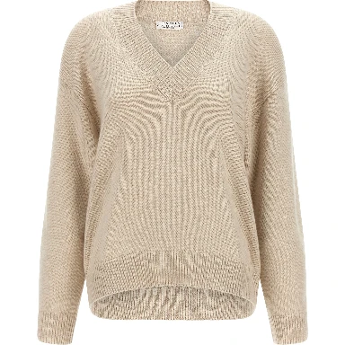 Beige Cashmere Cardigan