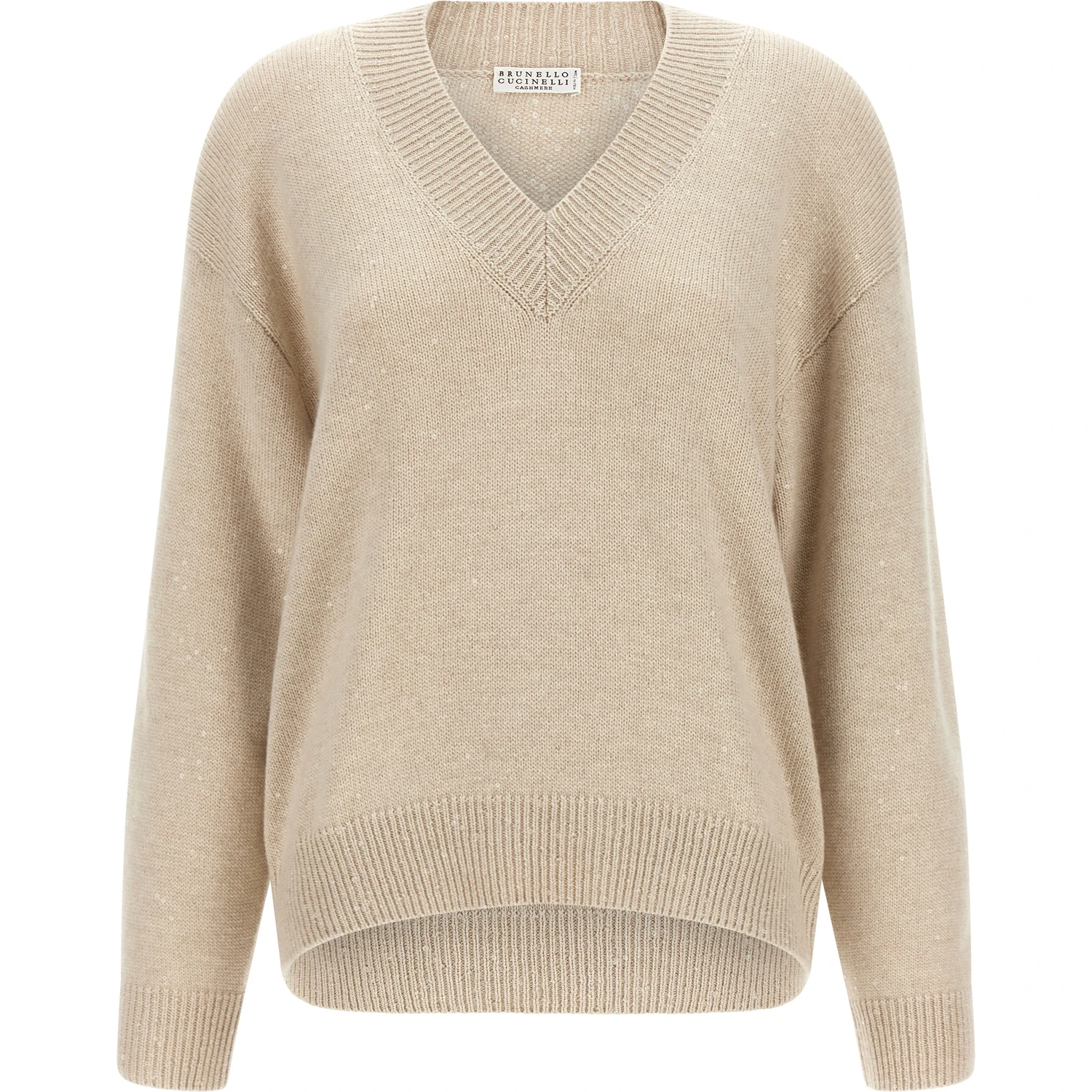 Beige Cashmere Cardigan