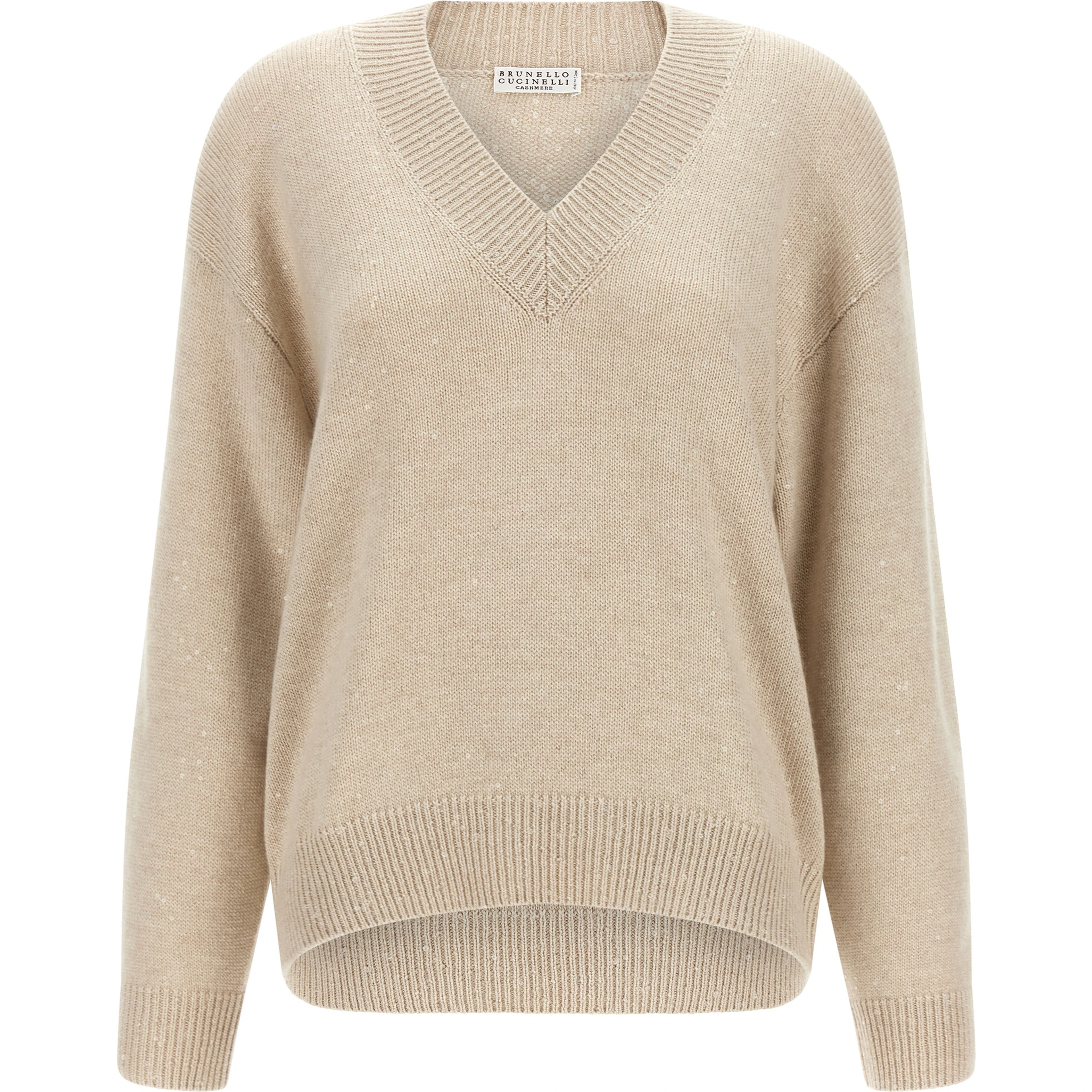Beige Cashmere Cardigan