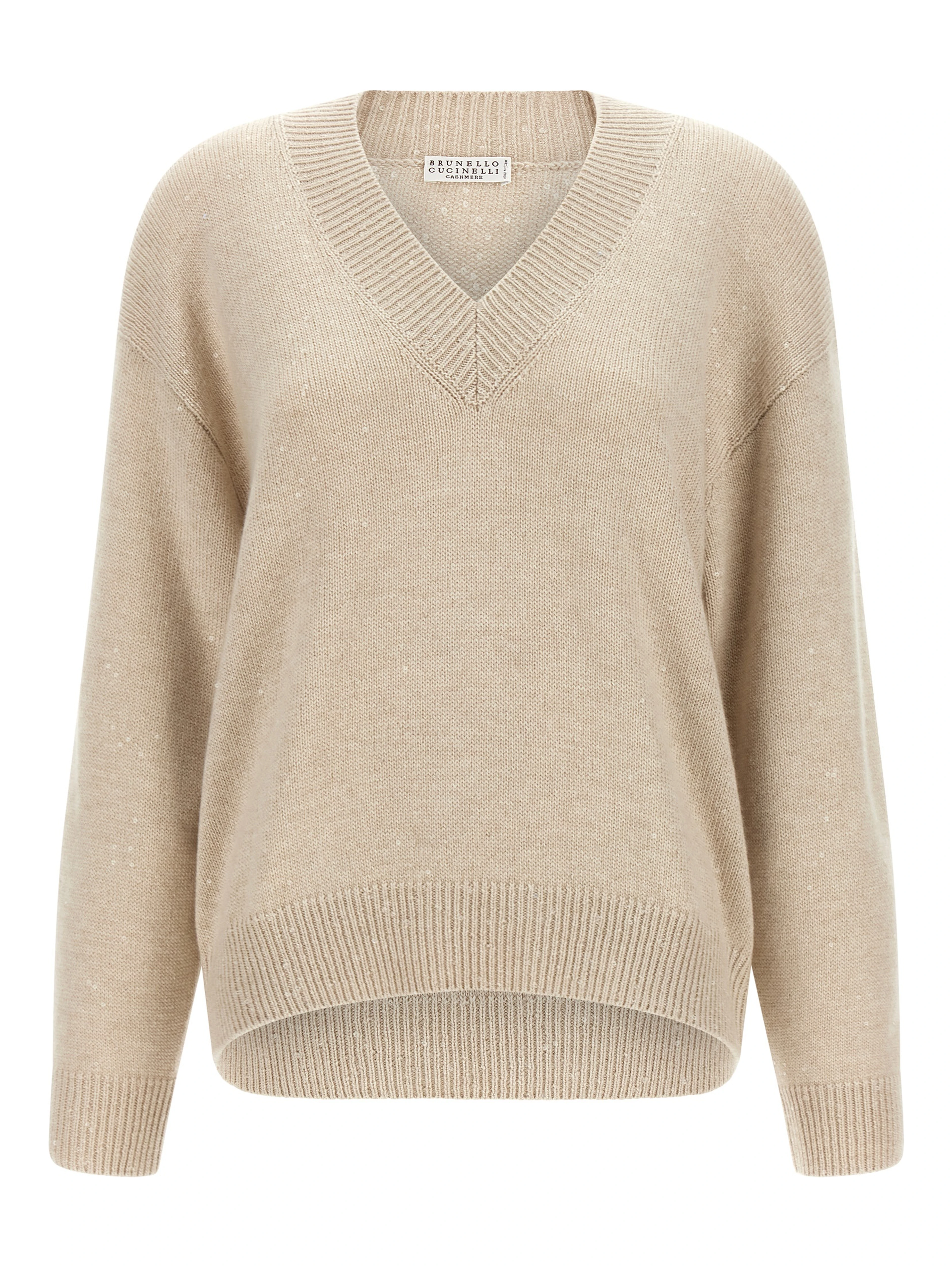 Beige Cashmere Cardigan