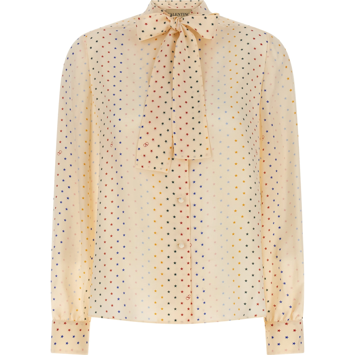 Multicolor Silk Blouse
