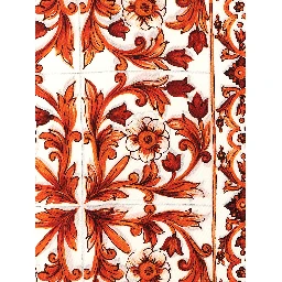 Orange Silk Foulard