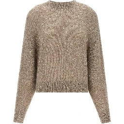 Beige Polyamide Cardigan