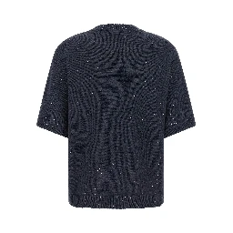 Blue Cashmere Cardigan
