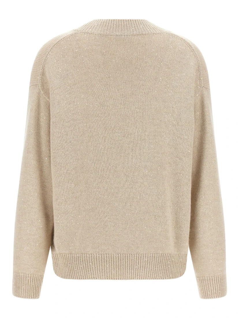 Beige Cashmere Cardigan