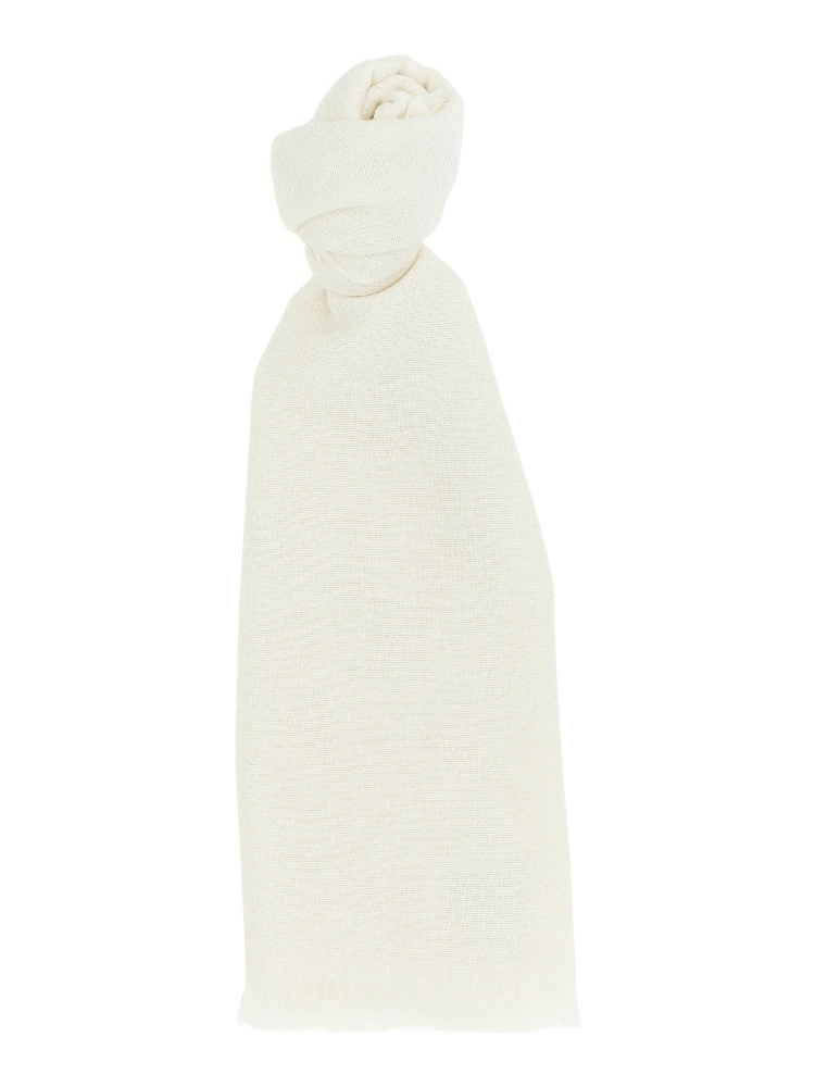 White Cashmere Scarf