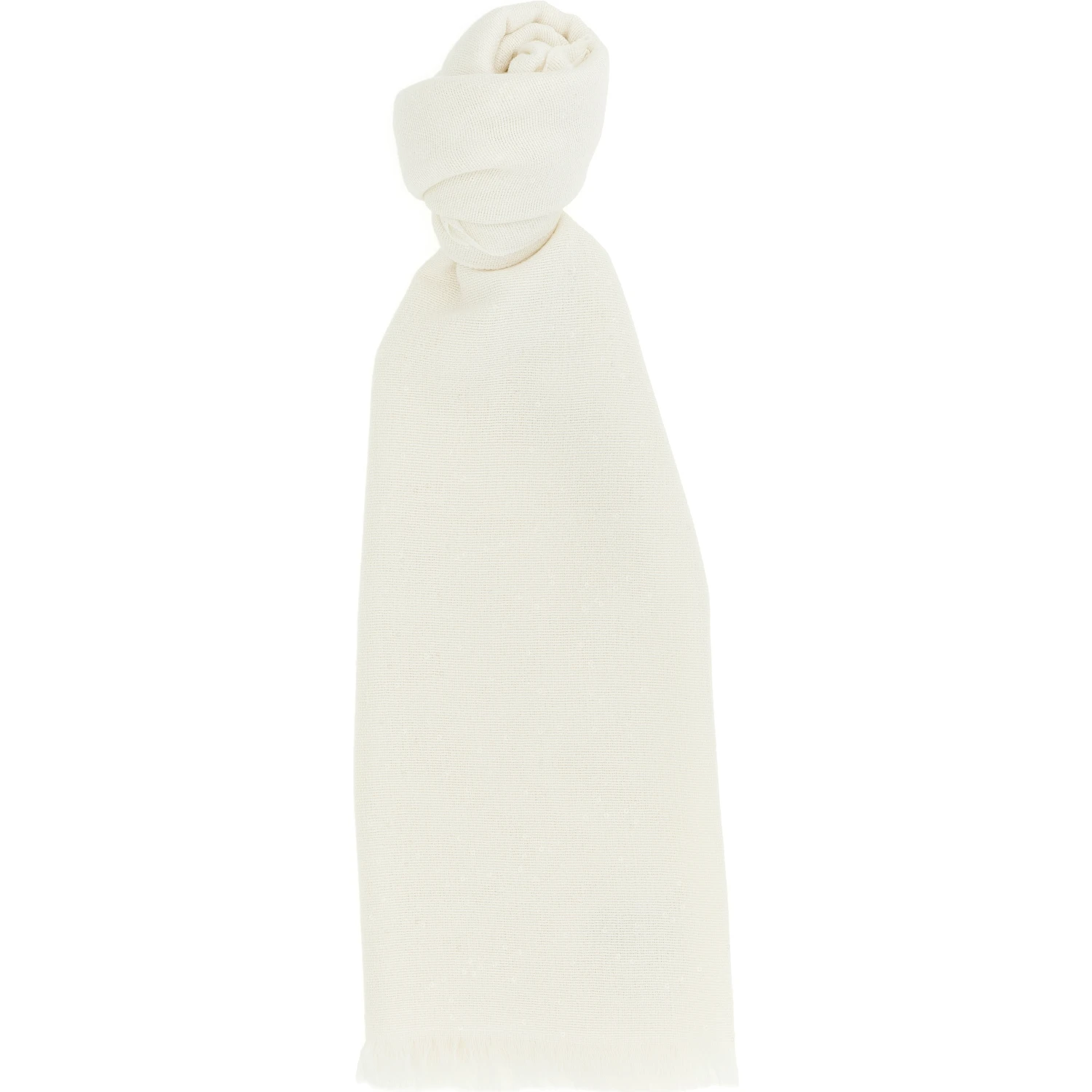 White Cashmere Scarf