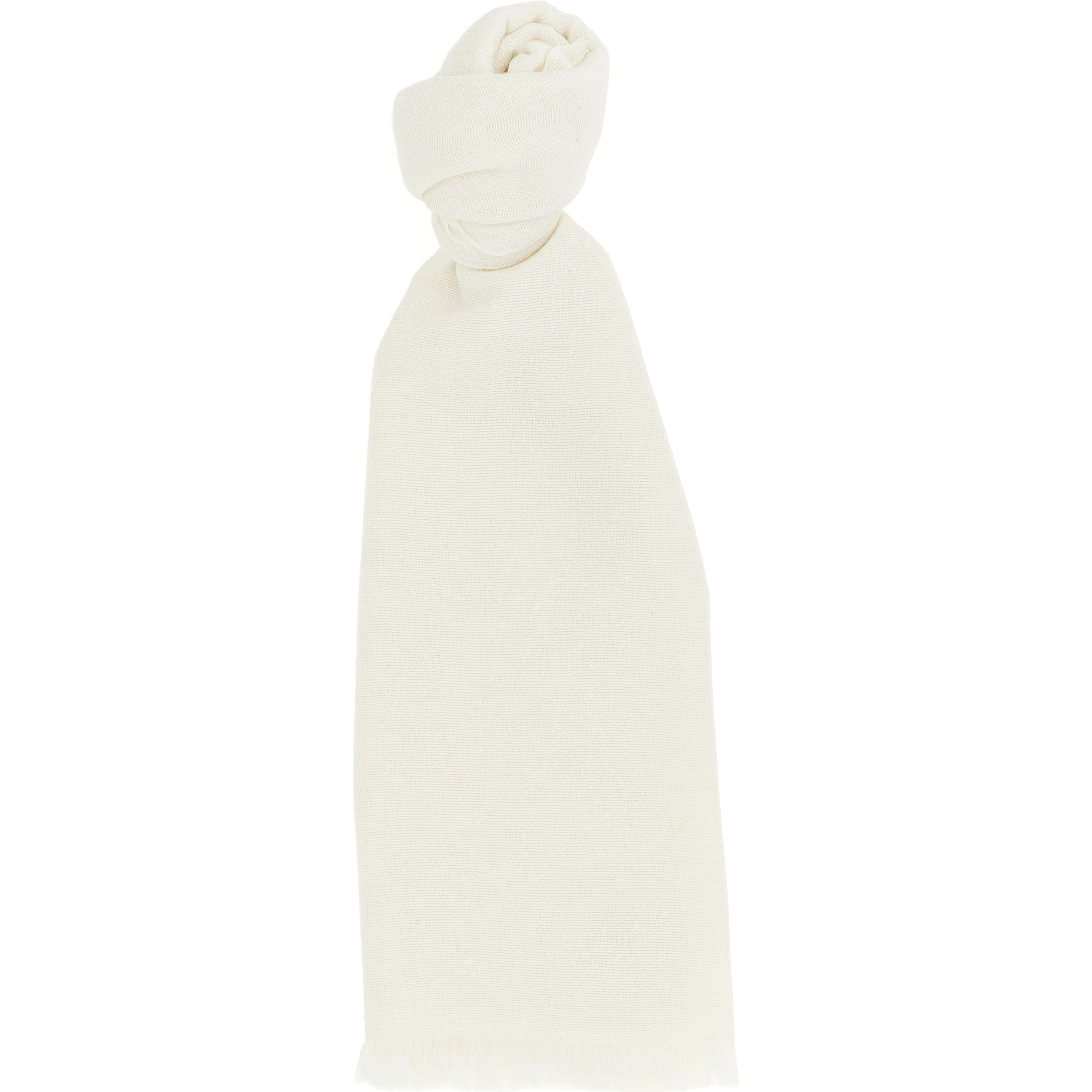 White Cashmere Scarf