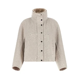 Gray Virgin Wool Coat