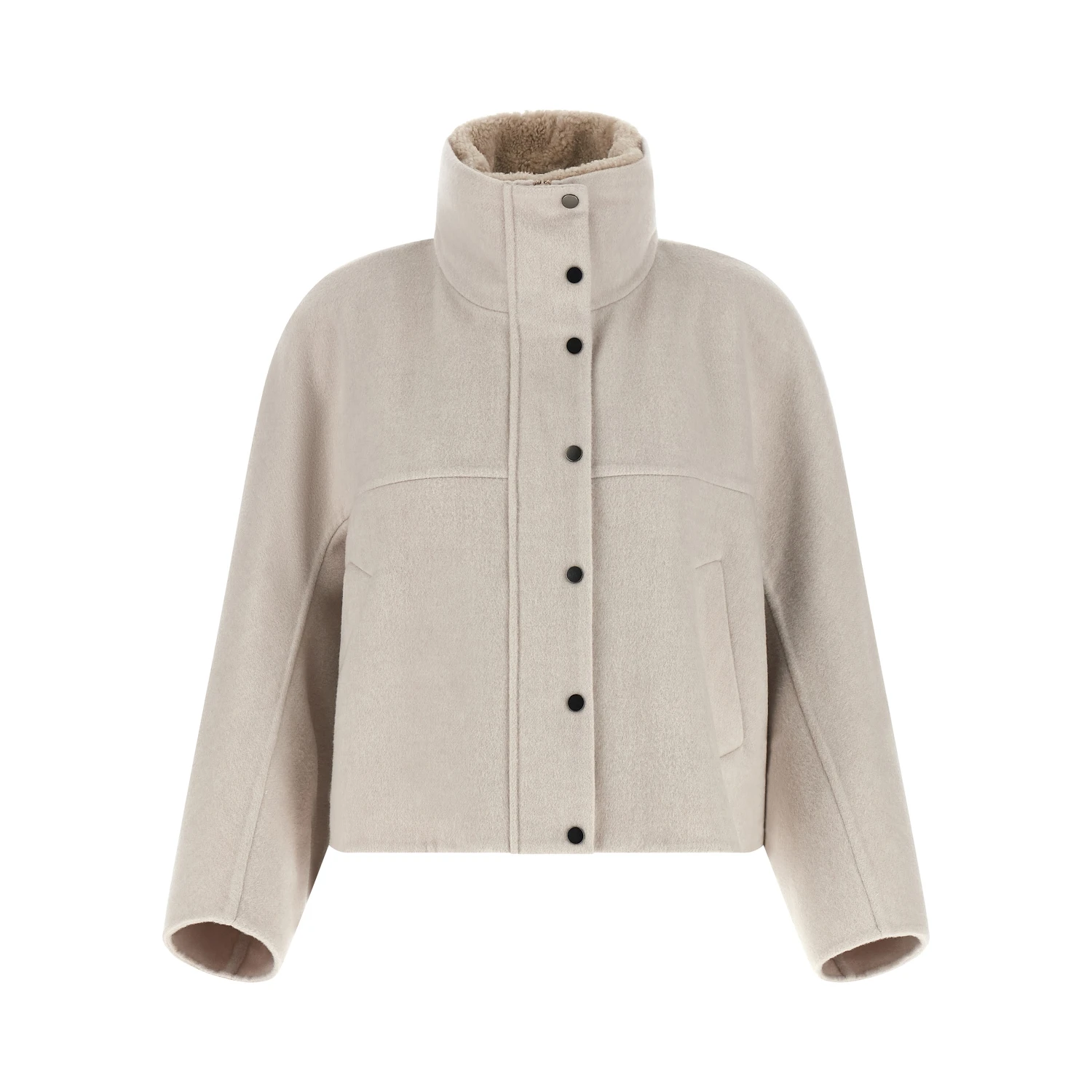 Gray Virgin Wool Coat