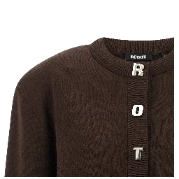 Brown Organic Cotton Cardigan