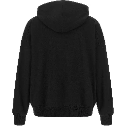 Black Cotton Sweatshirt