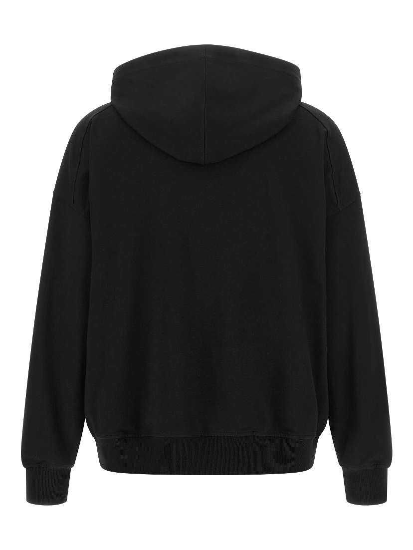 Black Cotton Sweatshirt