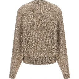 Beige Polyamide Cardigan