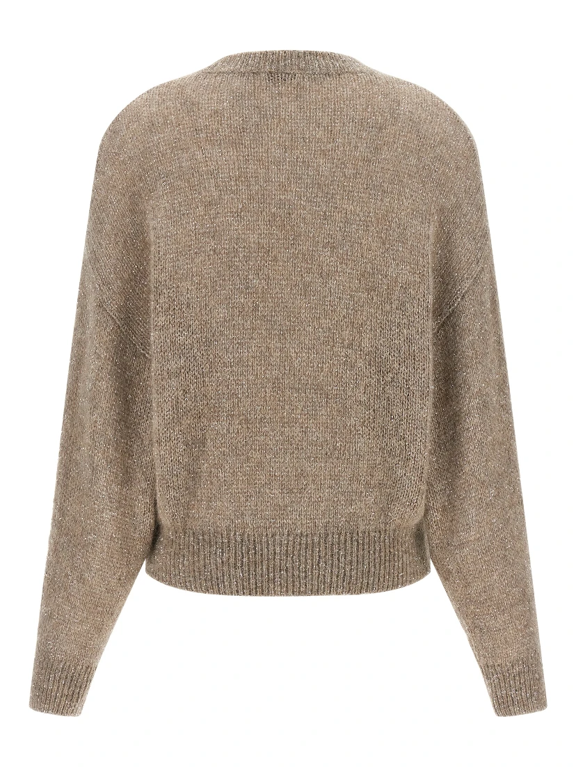 Beige Polyamide Cardigan