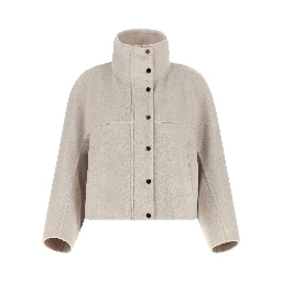 Gray Virgin Wool Coat