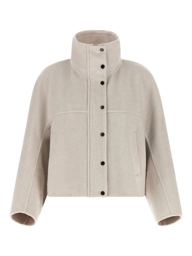 Gray Virgin Wool Coat alternative