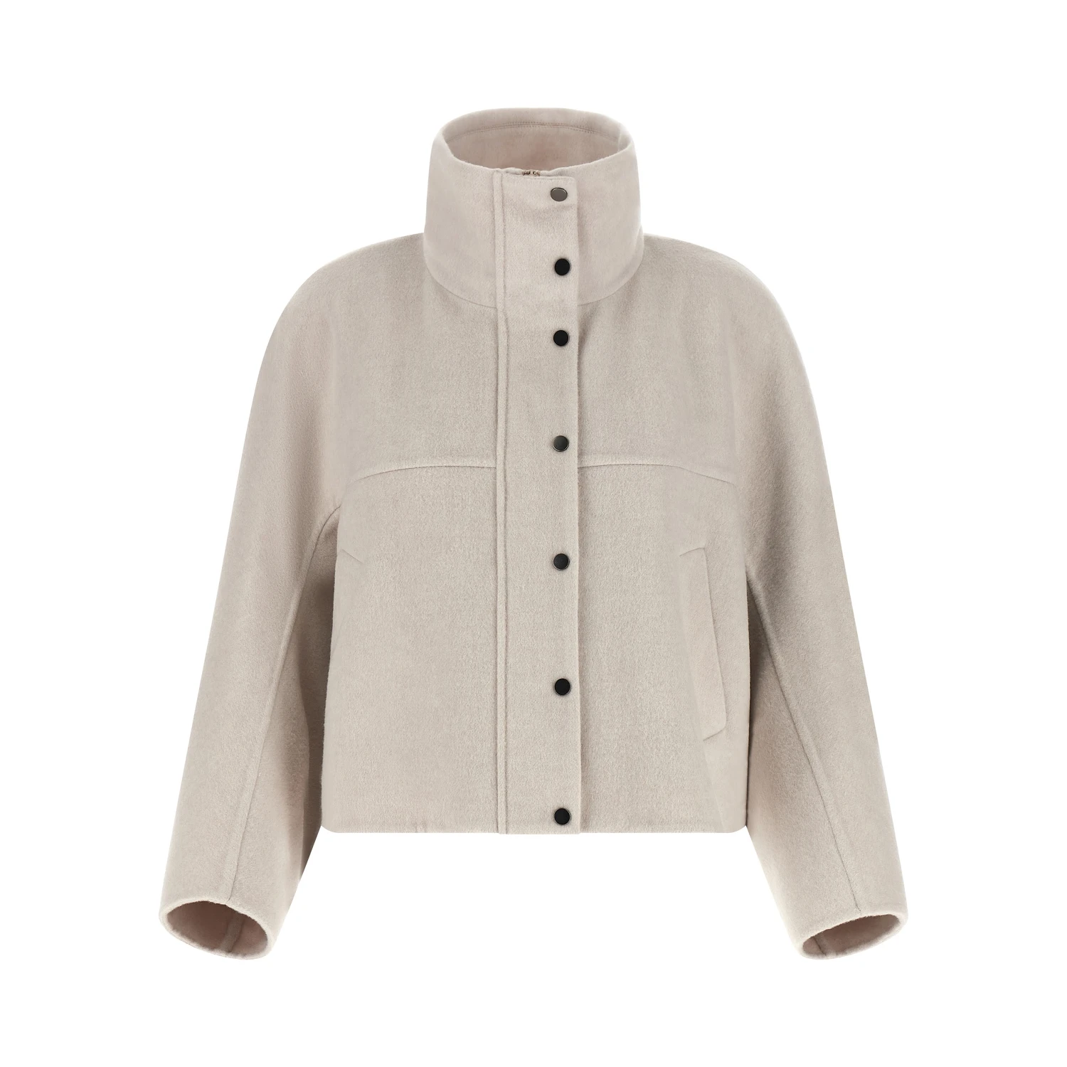 Gray Virgin Wool Coat