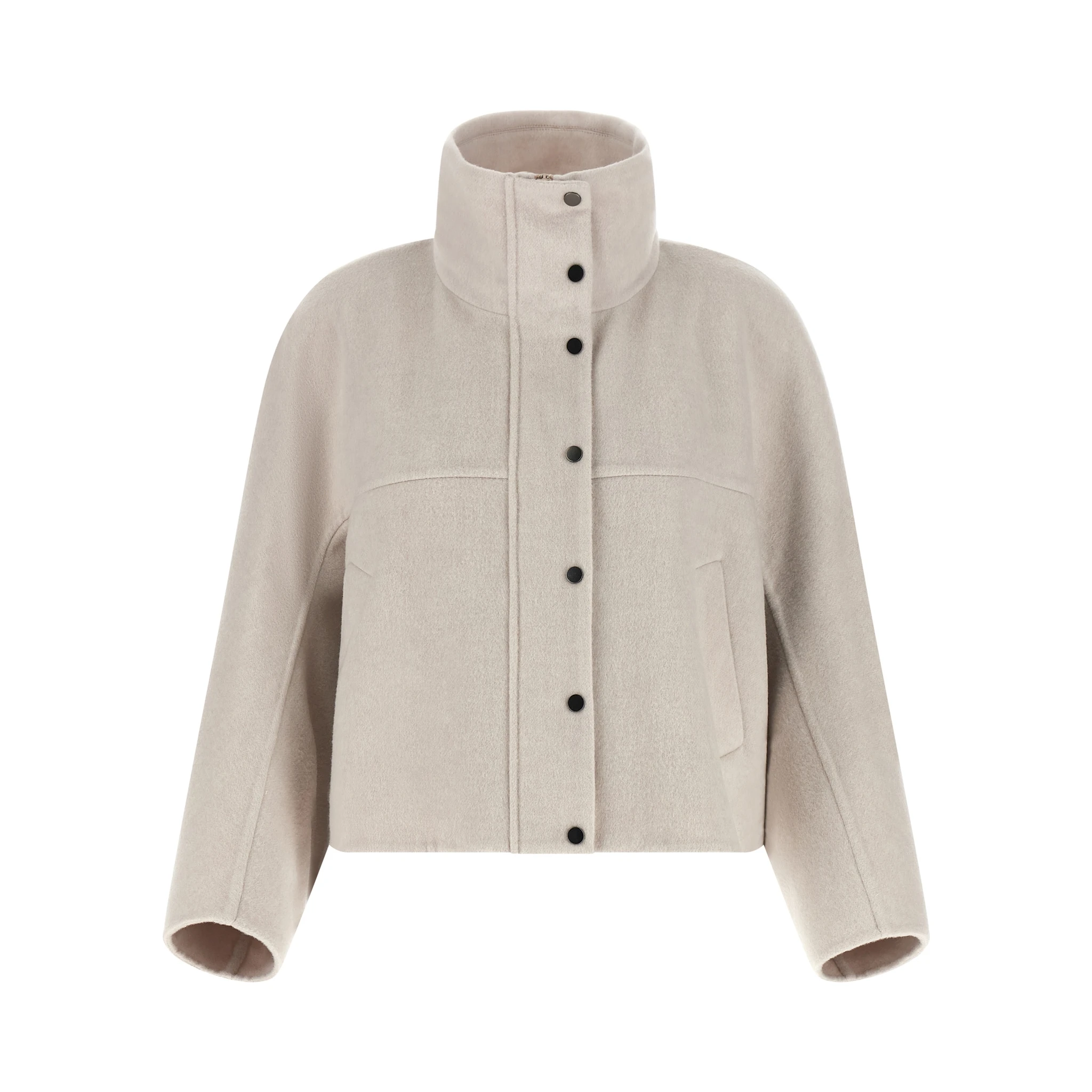 Gray Virgin Wool Coat