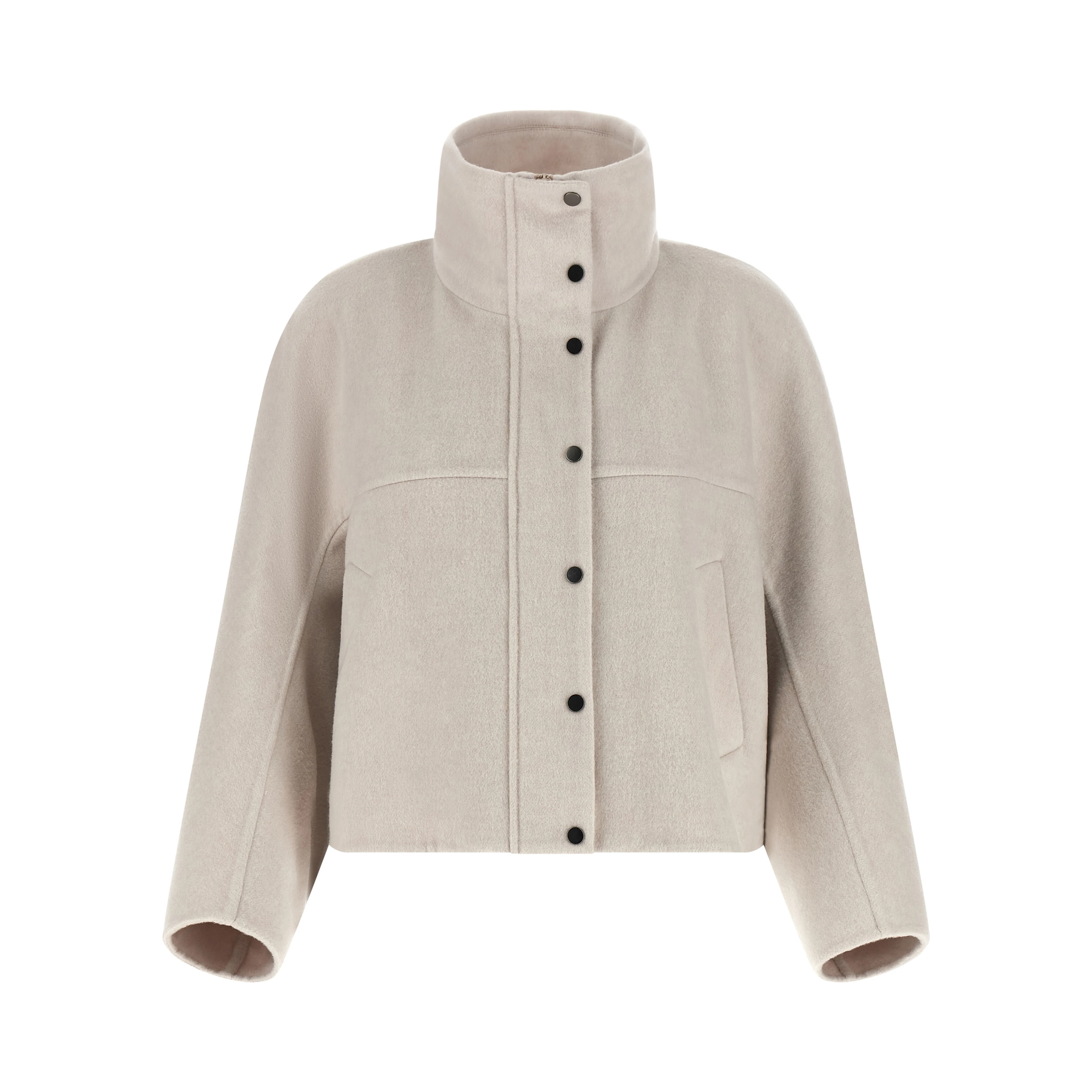 Gray Virgin Wool Coat