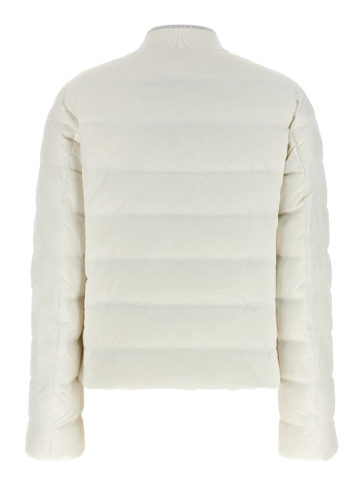 White Polyester Full-Length Jacket alternative
