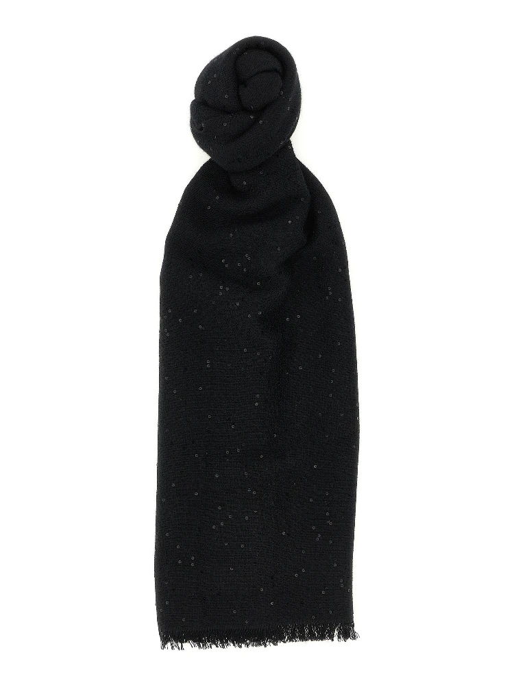 Black Cashmere Scarf