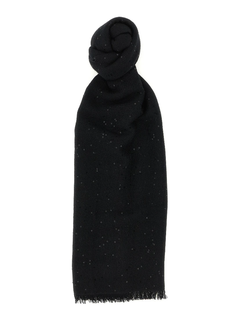 Black Cashmere Scarf