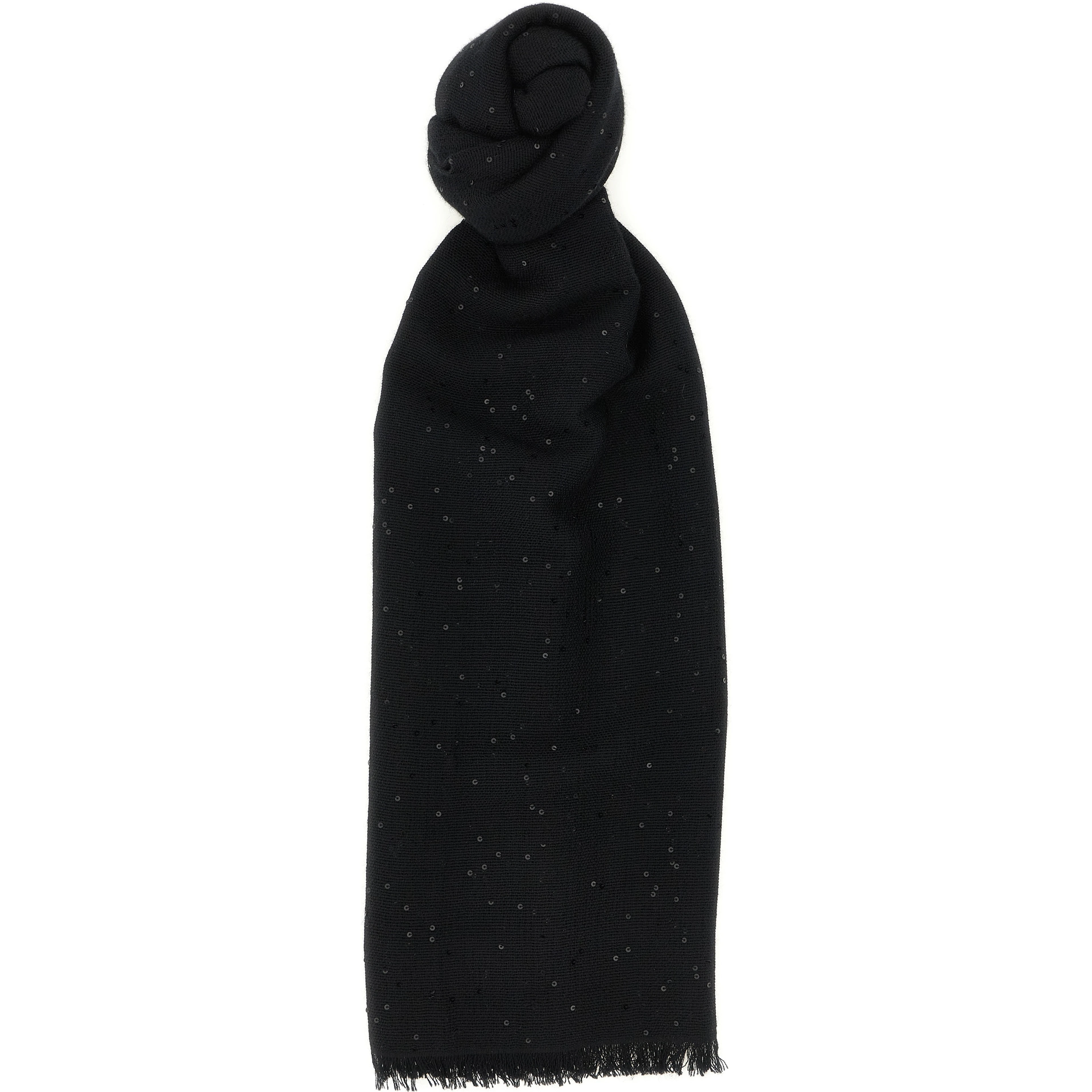 Black Cashmere Scarf