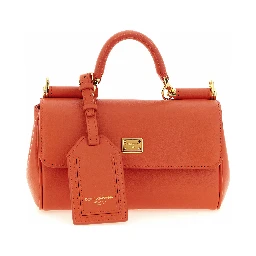 Orange Calfskin Handbag