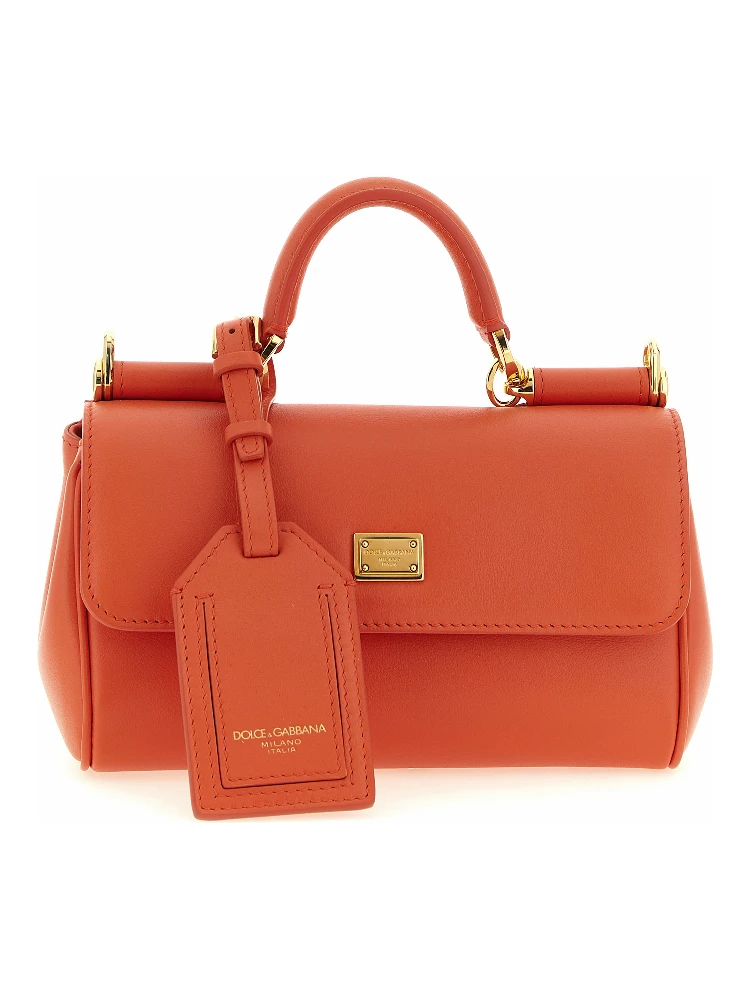 Orange Calfskin Handbag