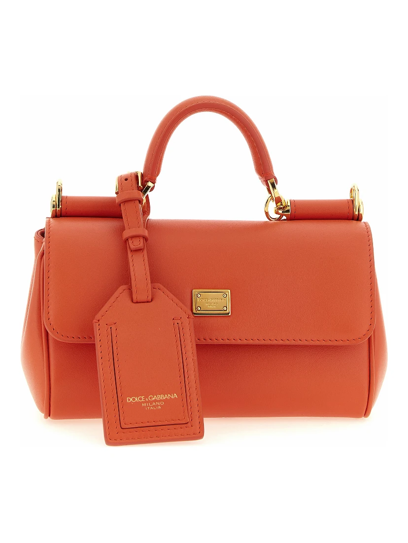 Orange Calfskin Handbag