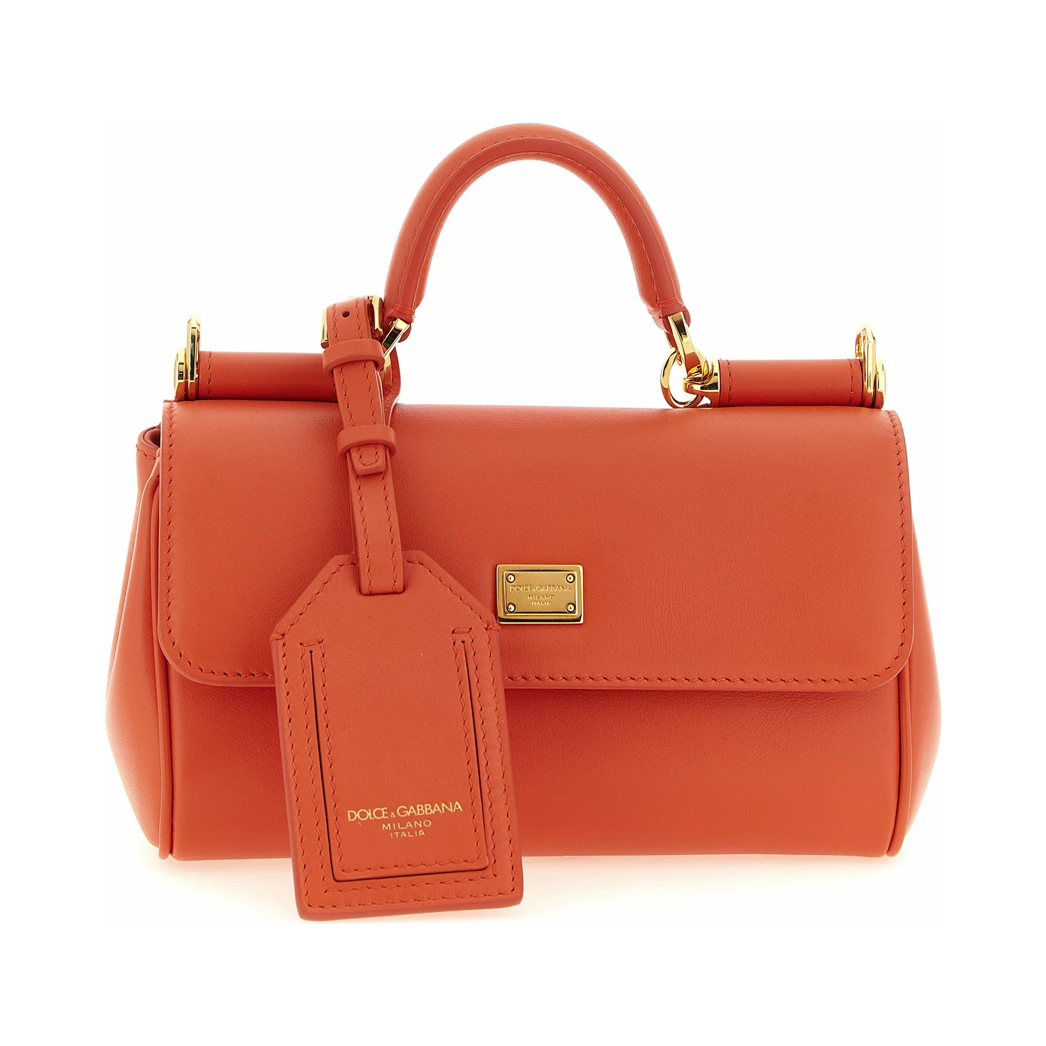 Orange Calfskin Handbag