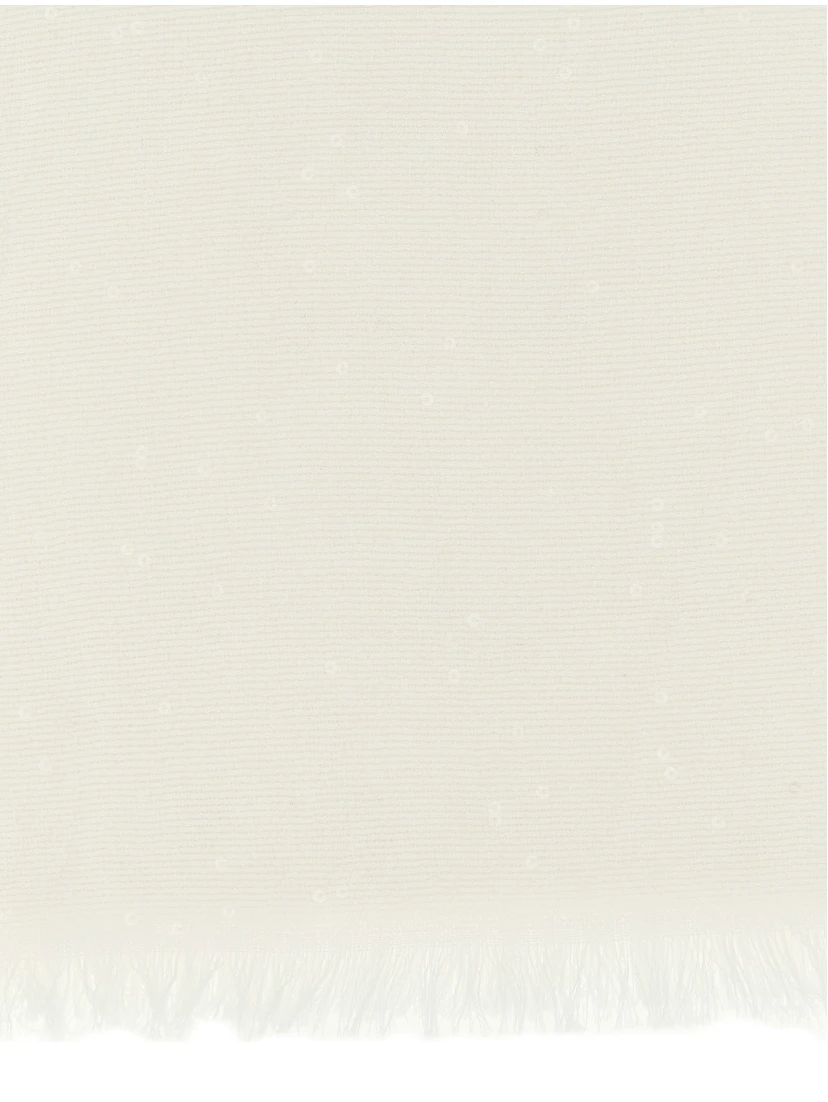 White Cashmere Scarf