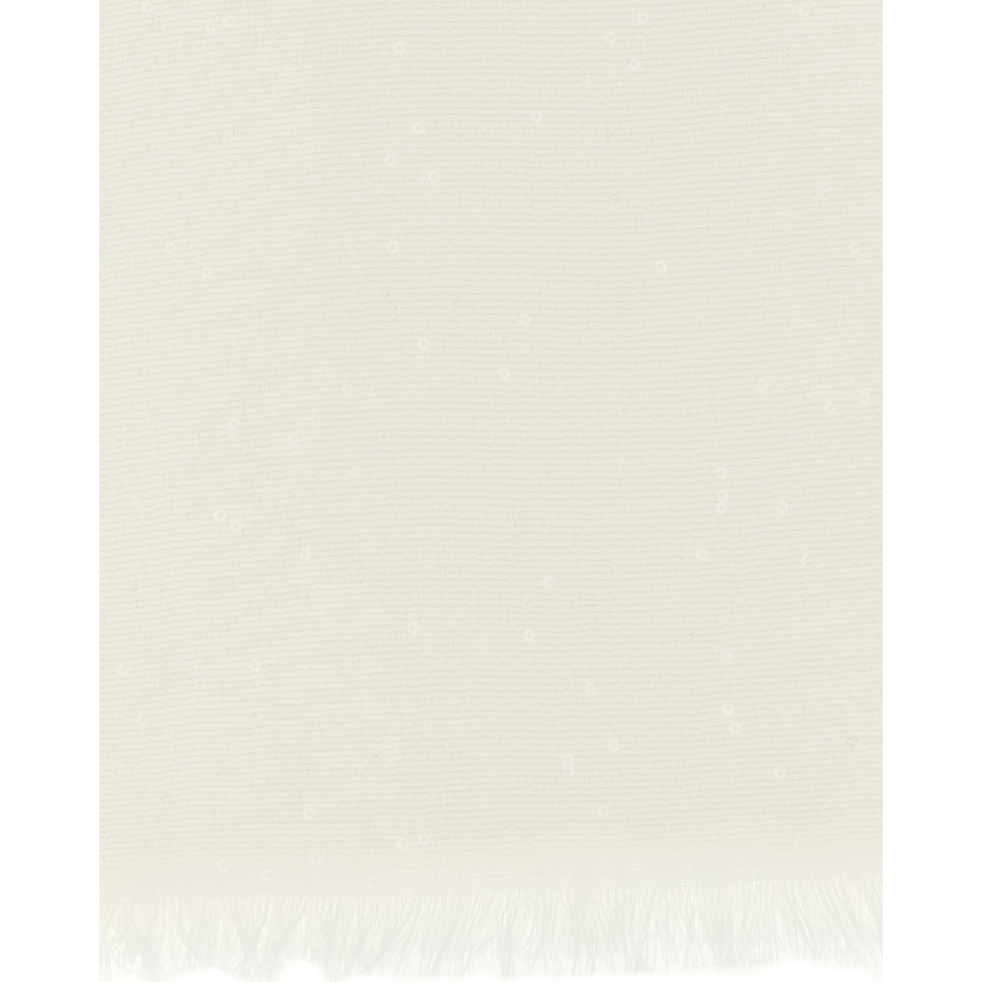 White Cashmere Scarf