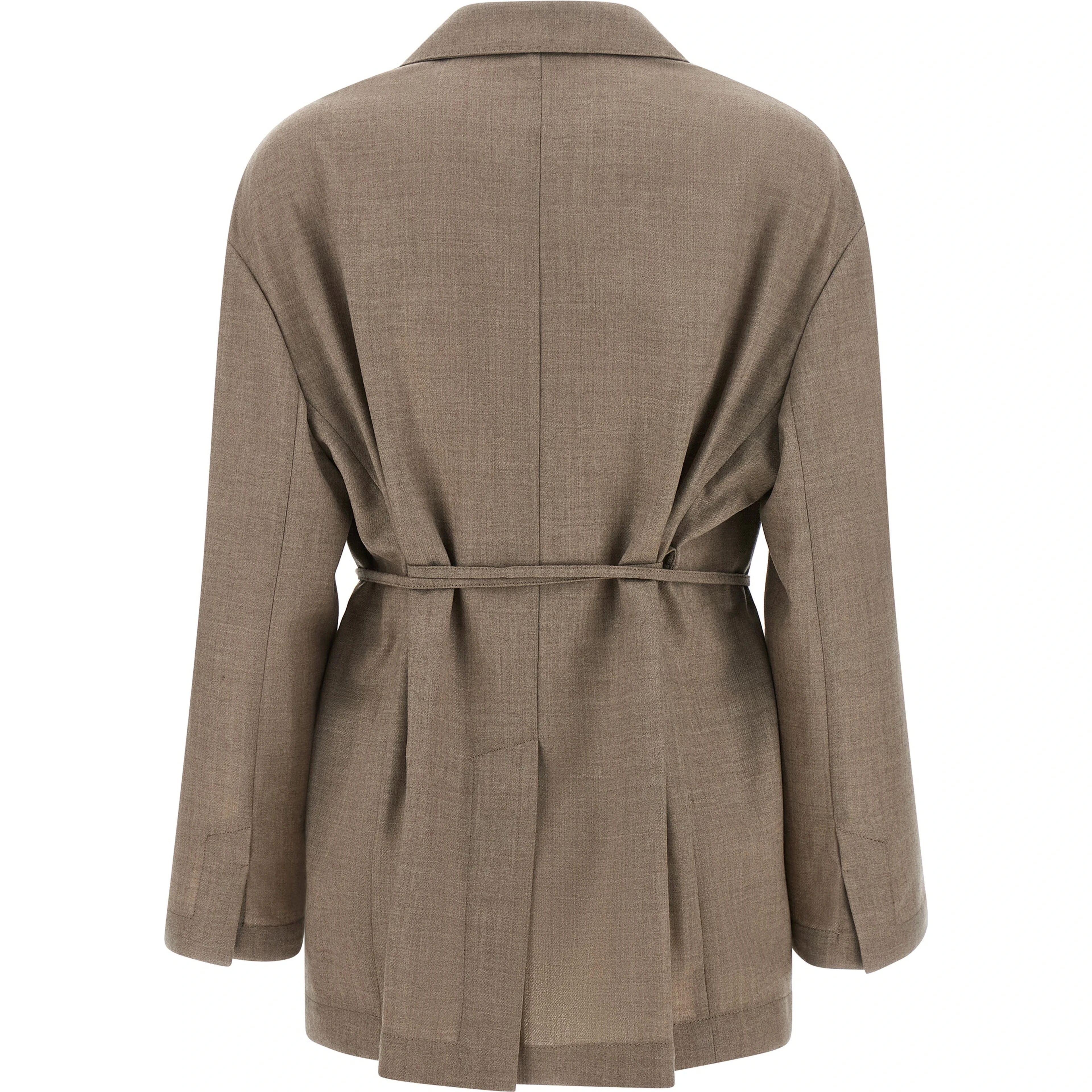 Beige Virgin Wool Blazer