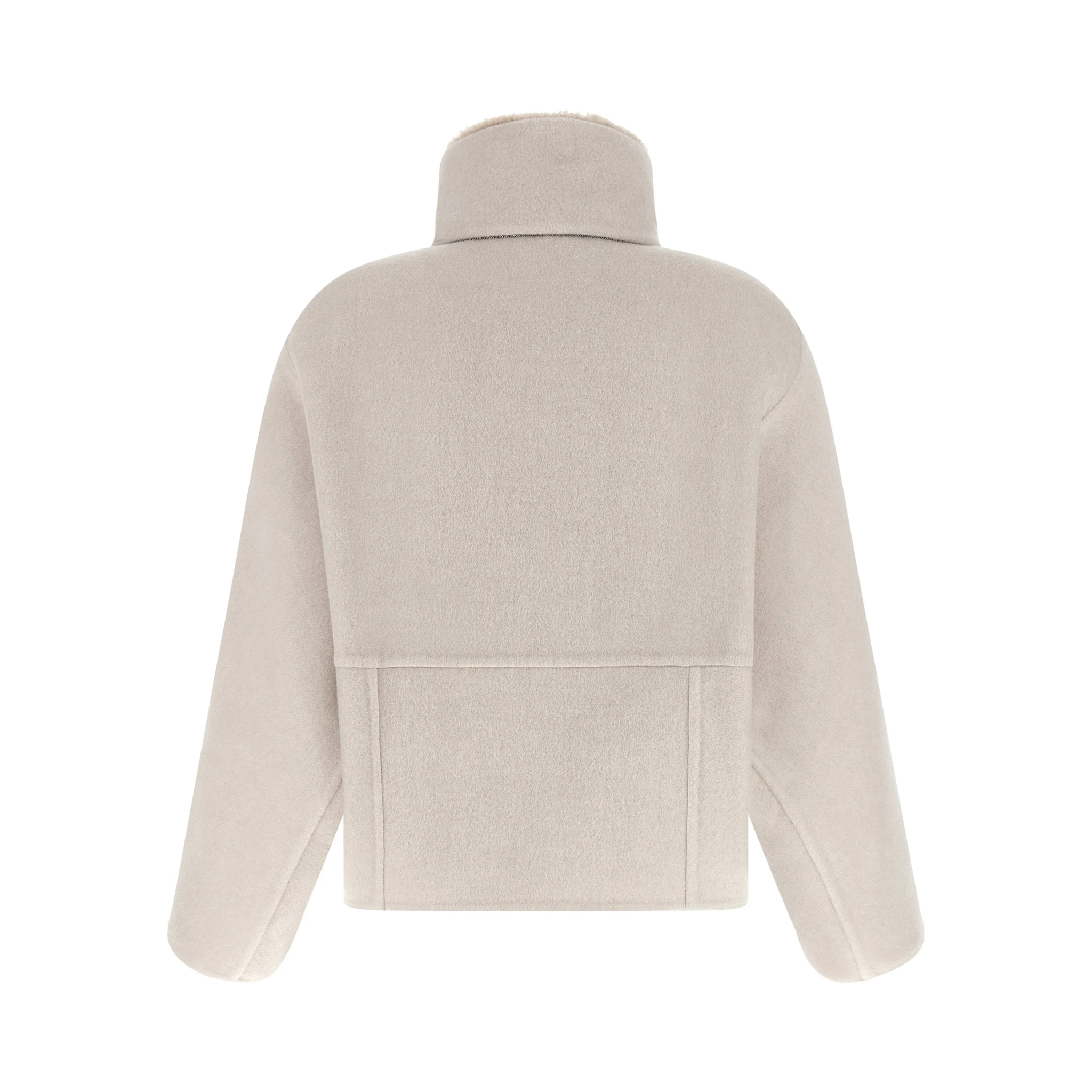 Gray Virgin Wool Coat