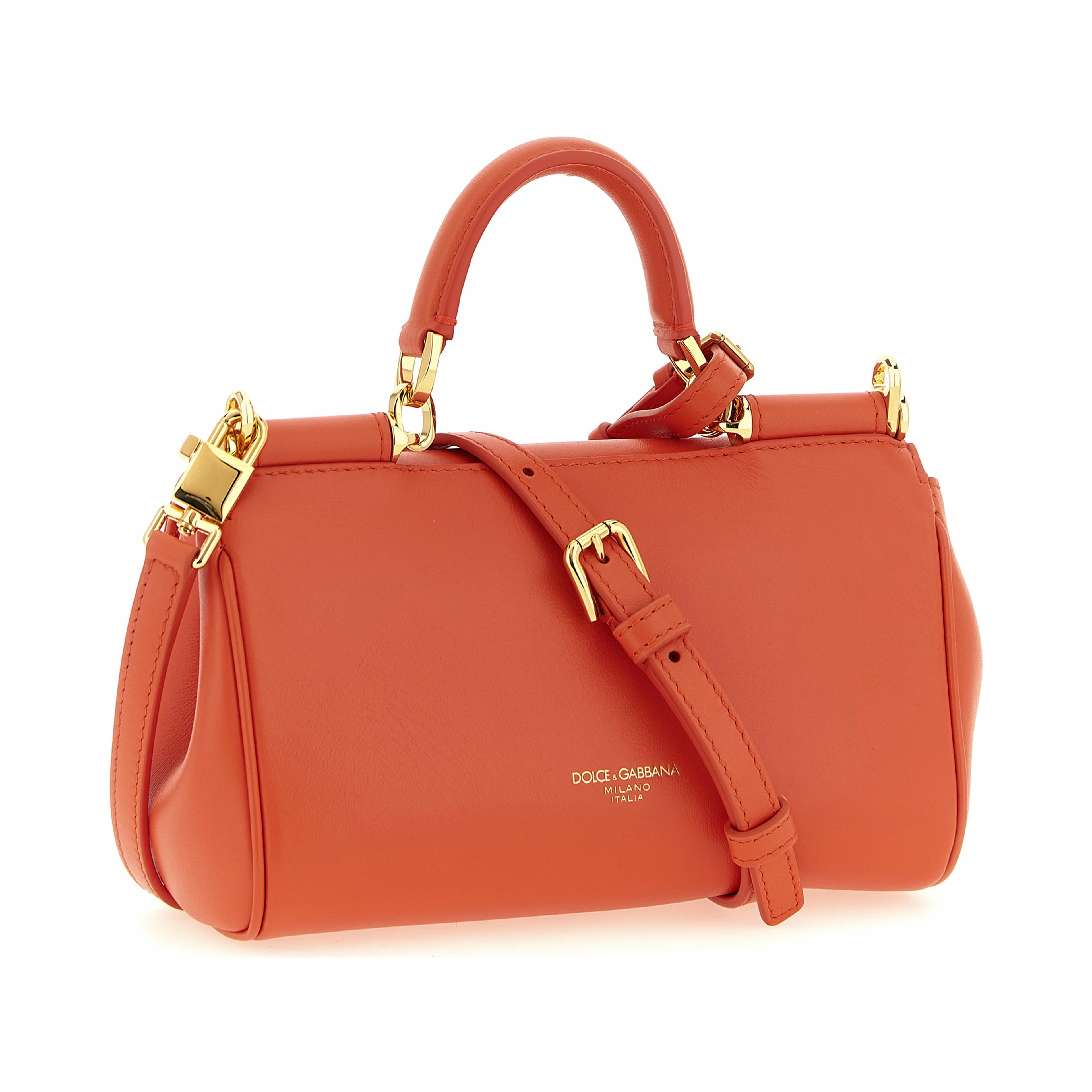 Orange Calfskin Handbag